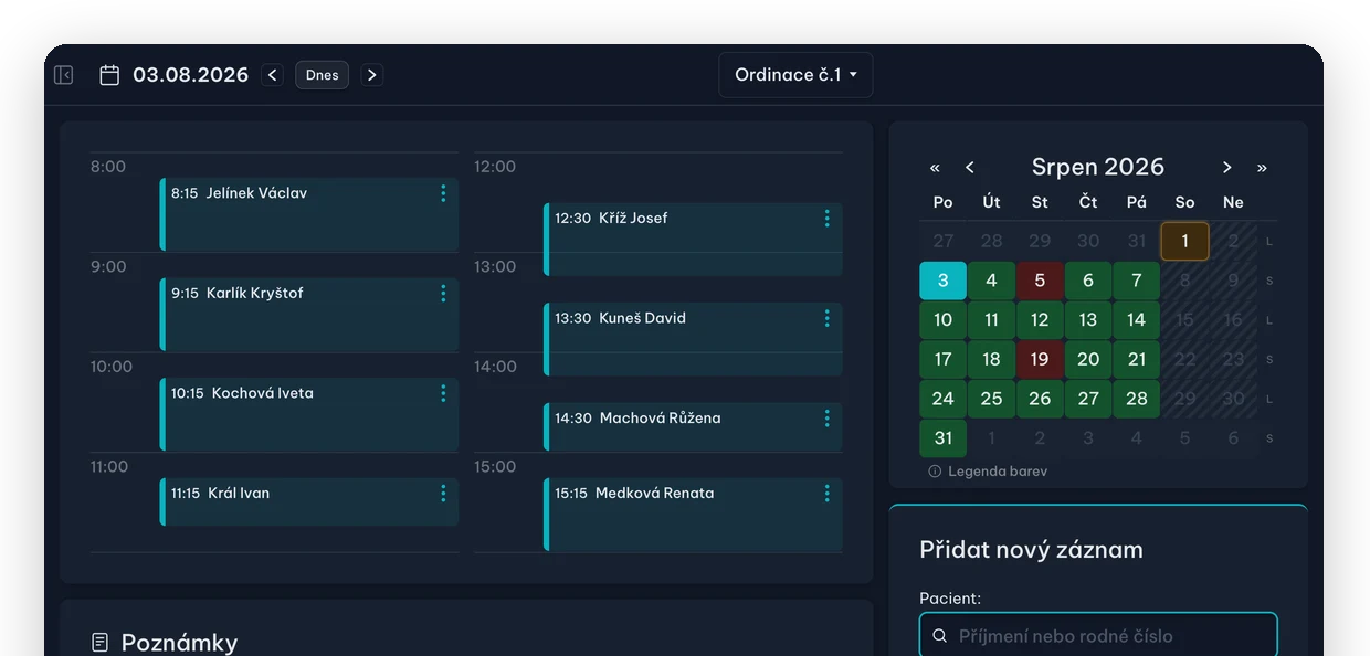 Diary interface